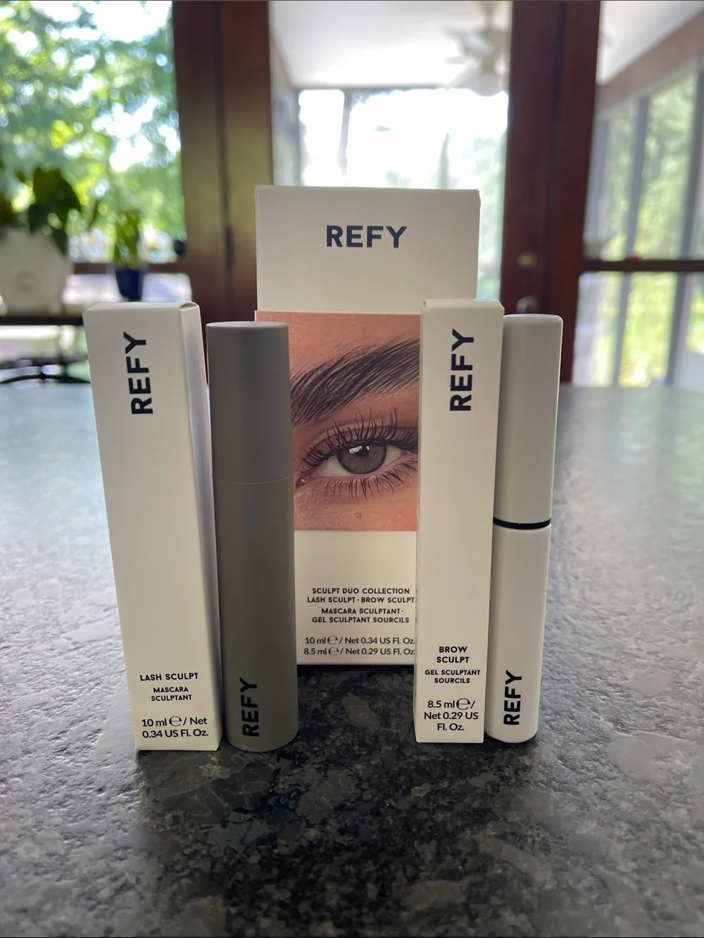 REFY Sculpt Duo Collection Lash Sculpt in Black & Brow Sculpt in Clear
